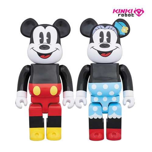 1000%BEARBRICK MICKEY MOUSE, MINNIE MOUSE