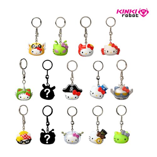 HELLO KITTY TIME TO SHINE KEYCHAINS SERIES (단품)