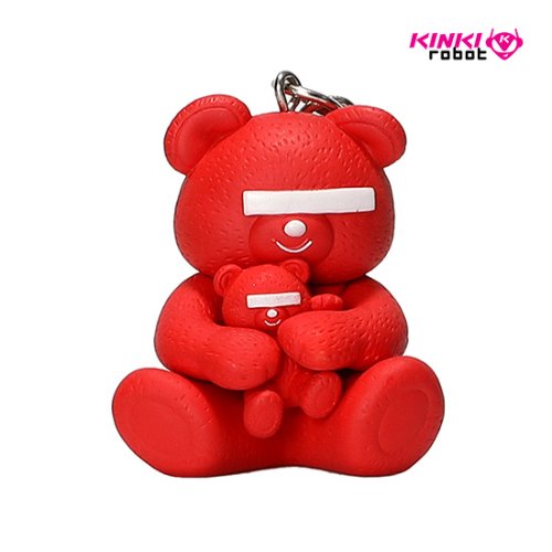 UNDERCOVER BEAR KEYCAHIN (RED)