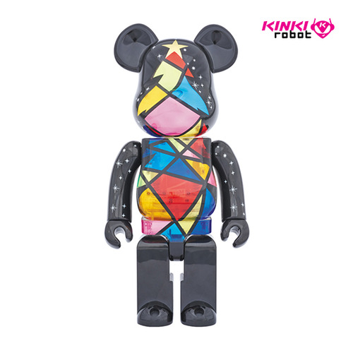 1000%BEARBRICK STAINED GLASS TREE
