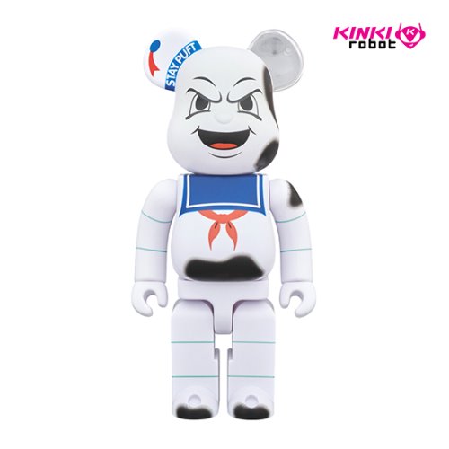 400%BEARBRICK STAY PUFT MARSHMALLOW MAN_ANGER FACE