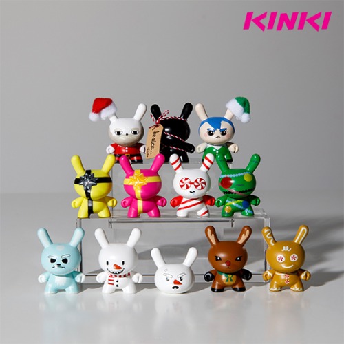 12 Days of Christmas 1.5&quot; Vinyl Dunny Set
